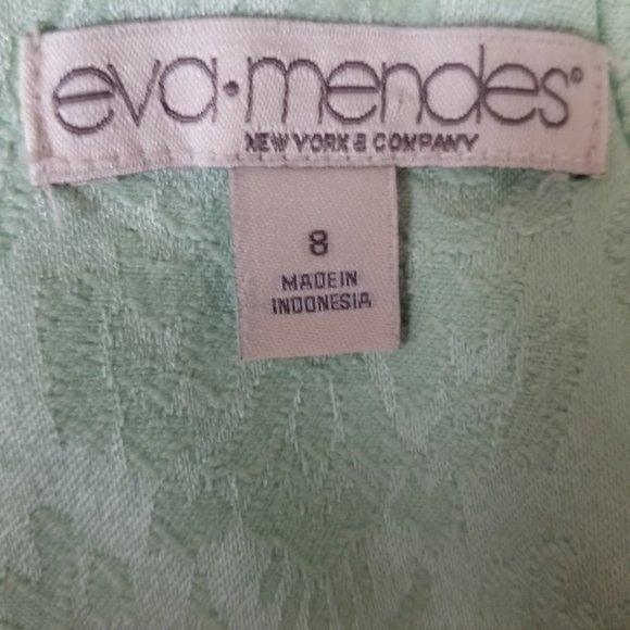 Eva Mendes NYC Ladies Beautiful Mint Green Dress - Picture 3 of 7